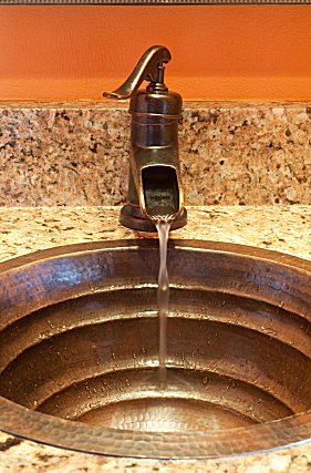 copper bath sink