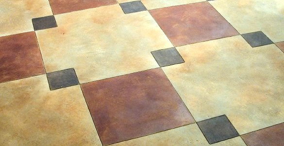 decorative concrete floor