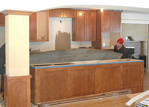 granite countertop installation