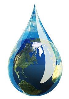 earth in water