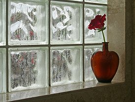 glass block window