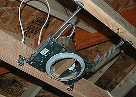 IC rated lighting housing