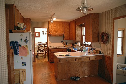 kitchen remodel before