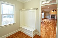 mudroom in entryway