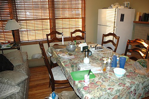 temporary kitchen