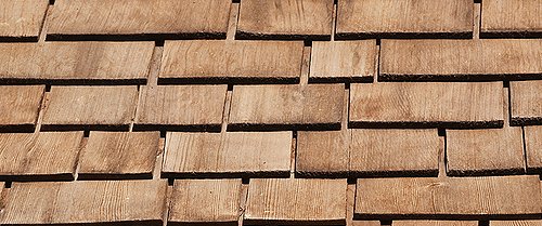 wood roofing shingles
