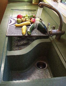 concrete sink