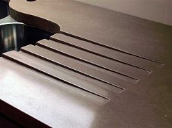 concrete countertop drainboard